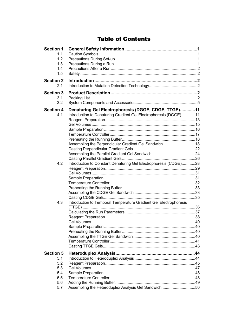 Bio-Rad DCode™ Universal Mutation Detection System User Manual | Page 3 / 92