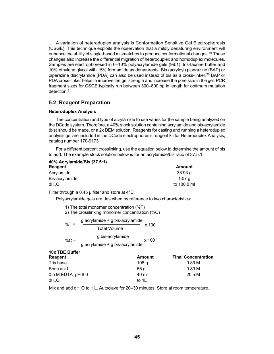 Bio-Rad DCode™ Universal Mutation Detection System User Manual | Page 49 / 92