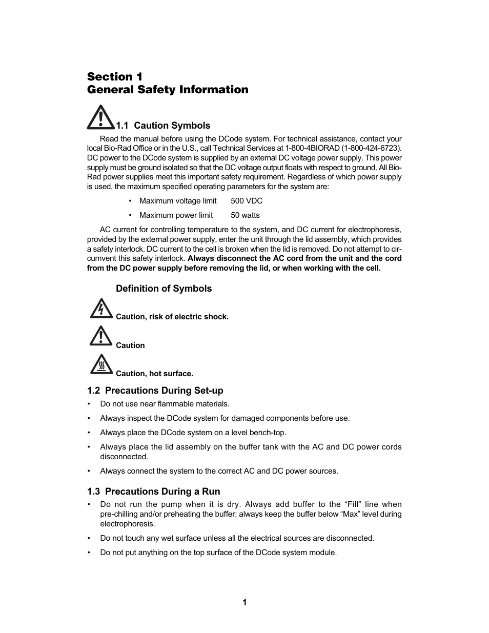 Bio-Rad DCode™ Universal Mutation Detection System User Manual | Page 5 / 92