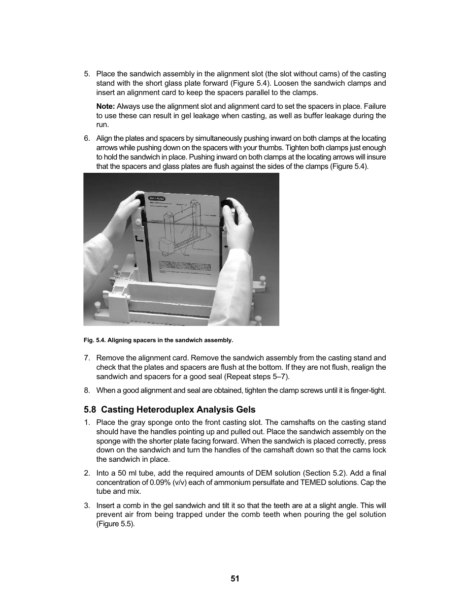 Bio-Rad DCode™ Universal Mutation Detection System User Manual | Page 55 / 92