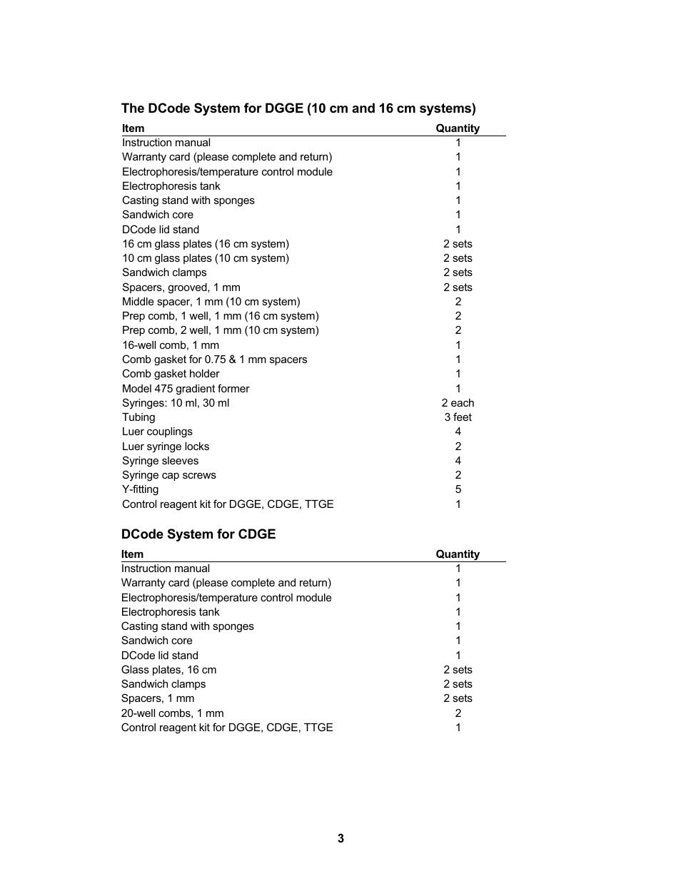 Bio-Rad DCode™ Universal Mutation Detection System User Manual | Page 7 / 92