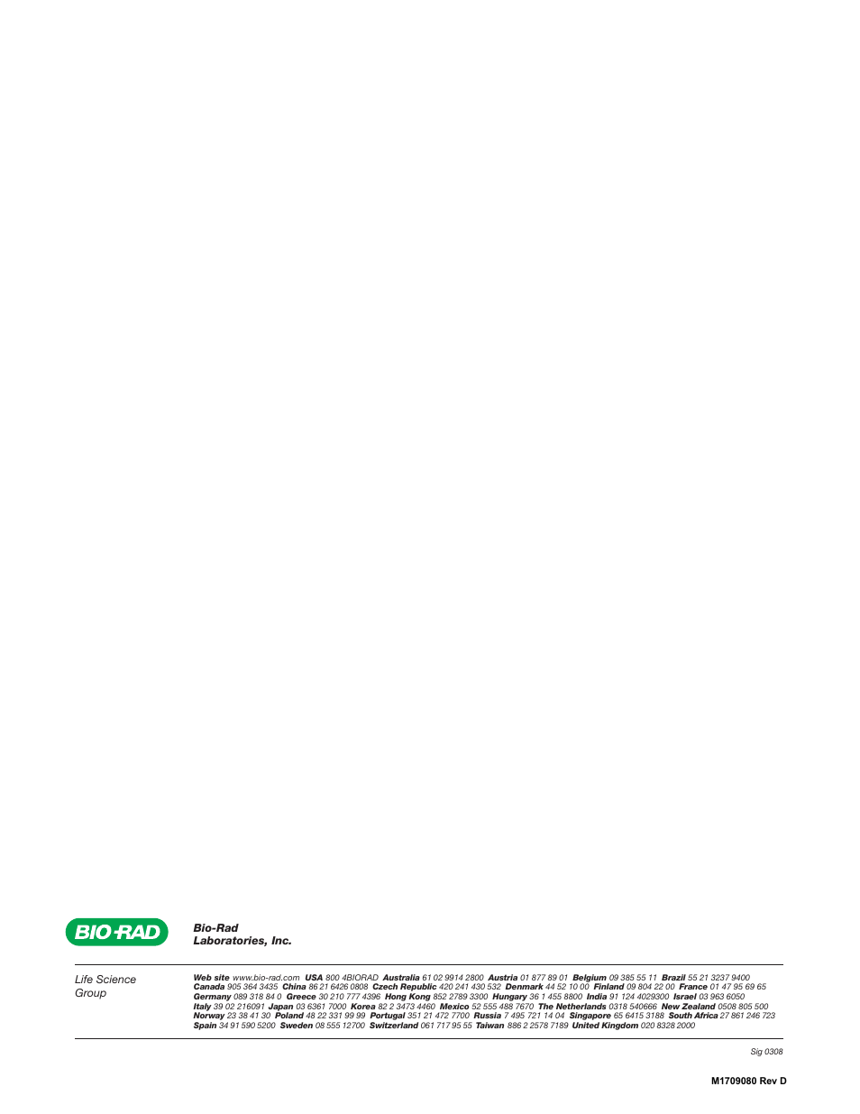 Bio-Rad DCode™ Universal Mutation Detection System User Manual | Page 92 / 92