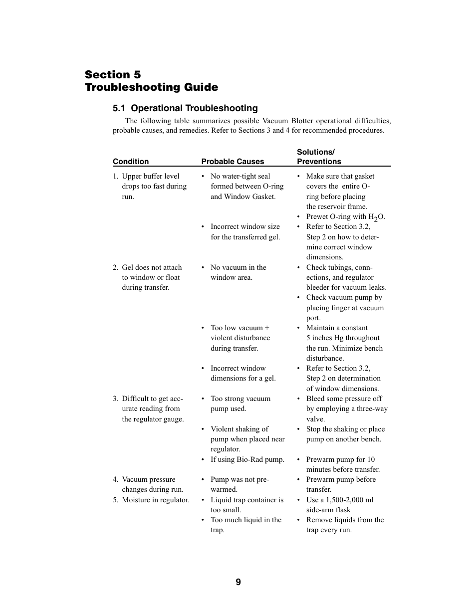 Bio-Rad Model 785 Vacuum Blotter User Manual | Page 13 / 22