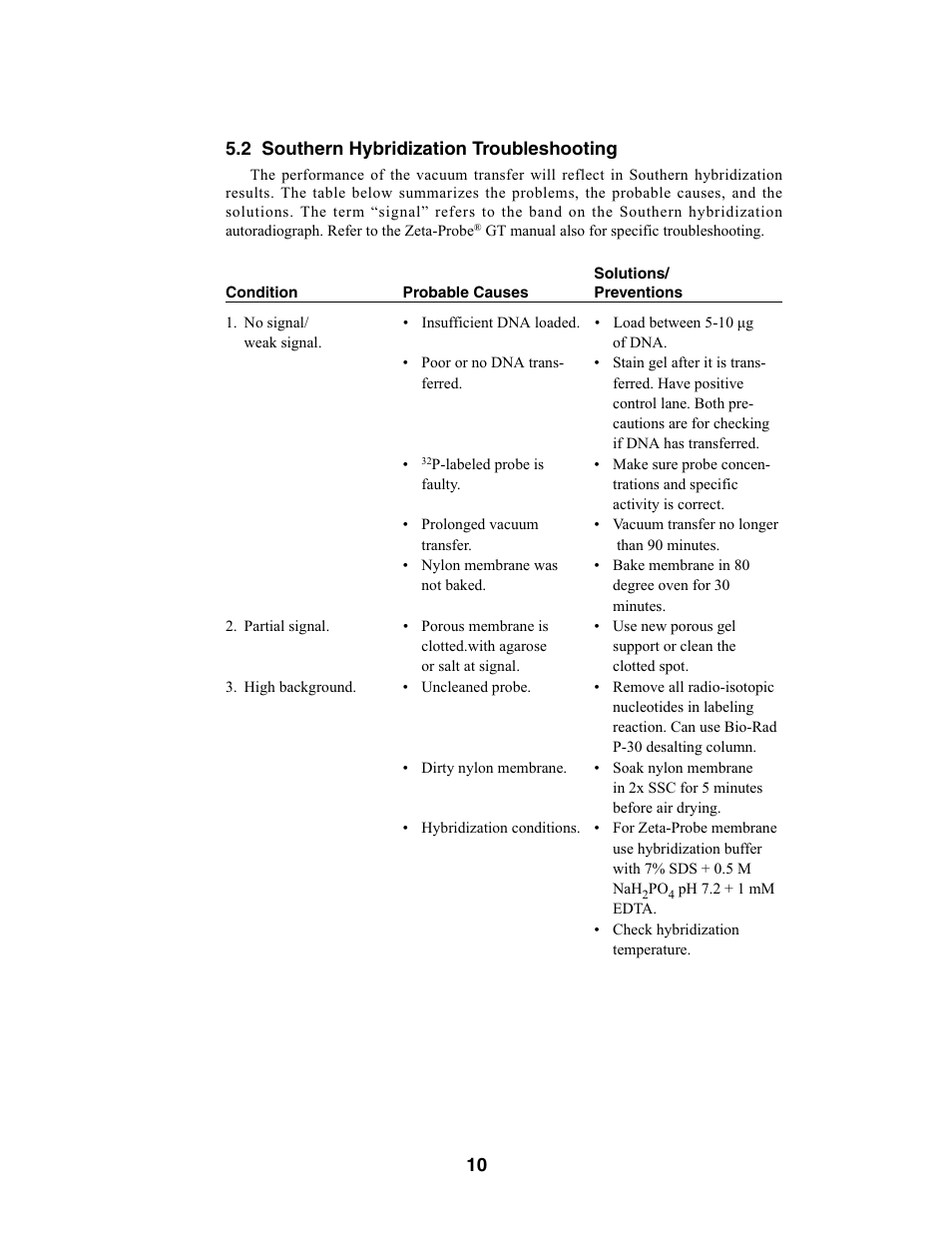 Bio-Rad Model 785 Vacuum Blotter User Manual | Page 14 / 22