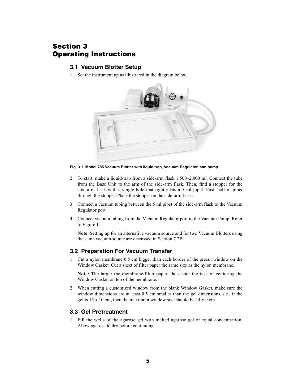 Bio-Rad Model 785 Vacuum Blotter User Manual | Page 9 / 22