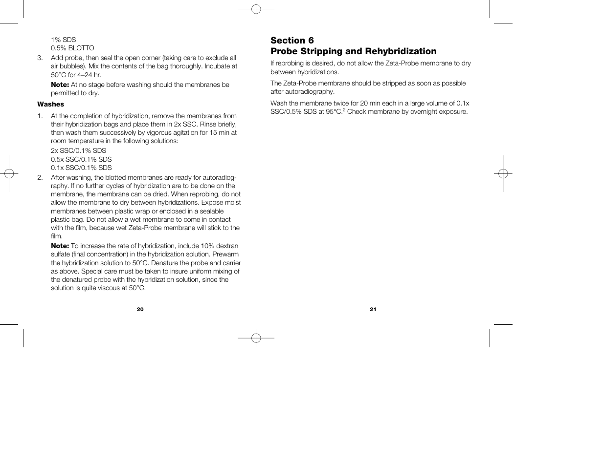 Bio-Rad Zeta-Probe Membranes User Manual | Page 13 / 17
