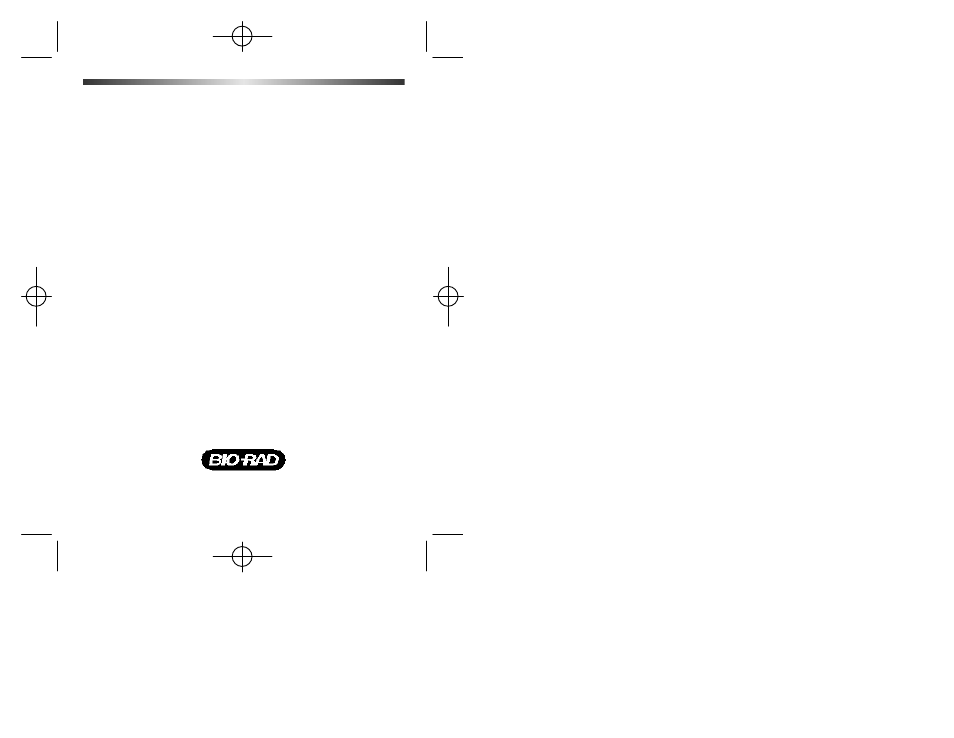 Bio-Rad Molecular Mass Rulers User Manual | 9 pages