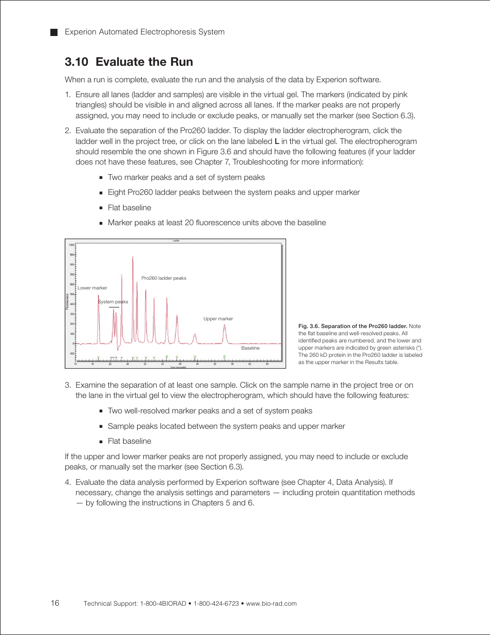 10 evaluate the run | Bio-Rad Experion Protein Analysis Kits User Manual | Page 20 / 68