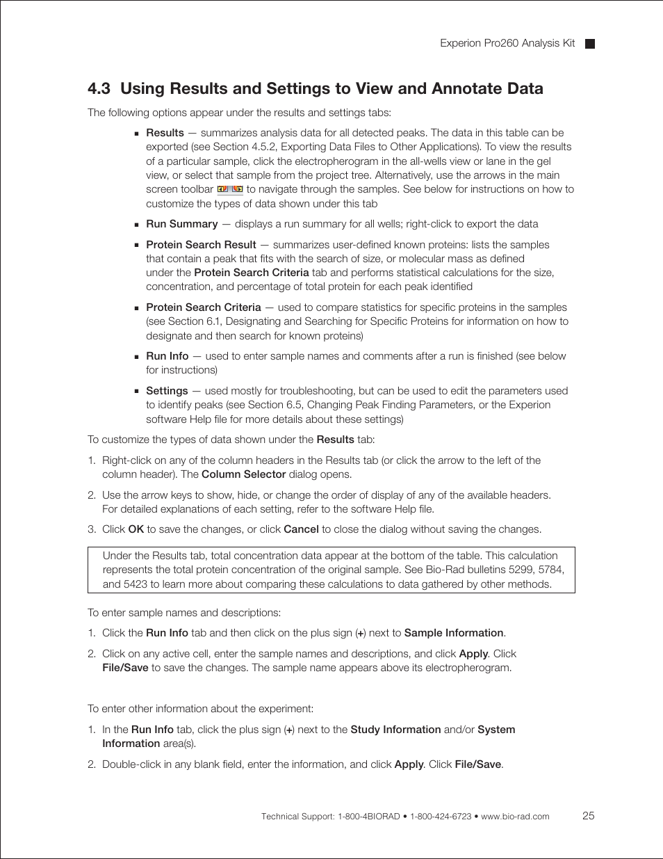 Bio-Rad Experion Protein Analysis Kits User Manual | Page 29 / 68