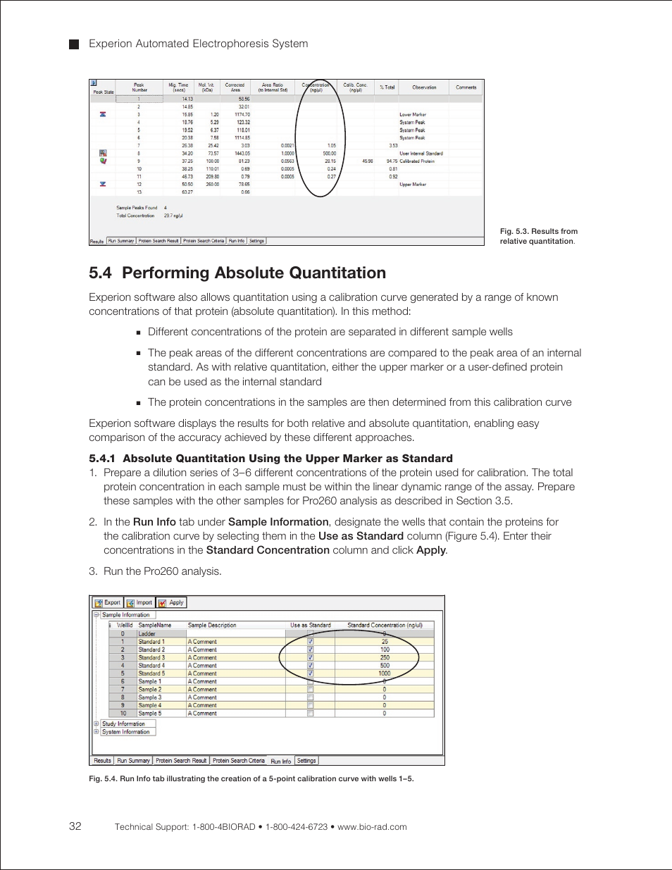 4 performing absolute quantitation | Bio-Rad Experion Protein Analysis Kits User Manual | Page 36 / 68