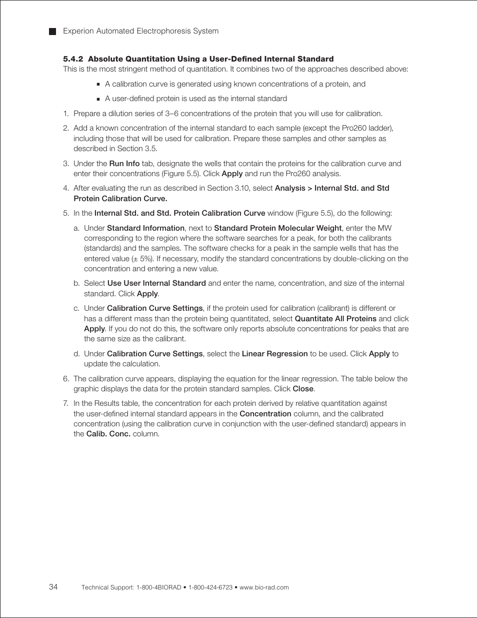 Bio-Rad Experion Protein Analysis Kits User Manual | Page 38 / 68