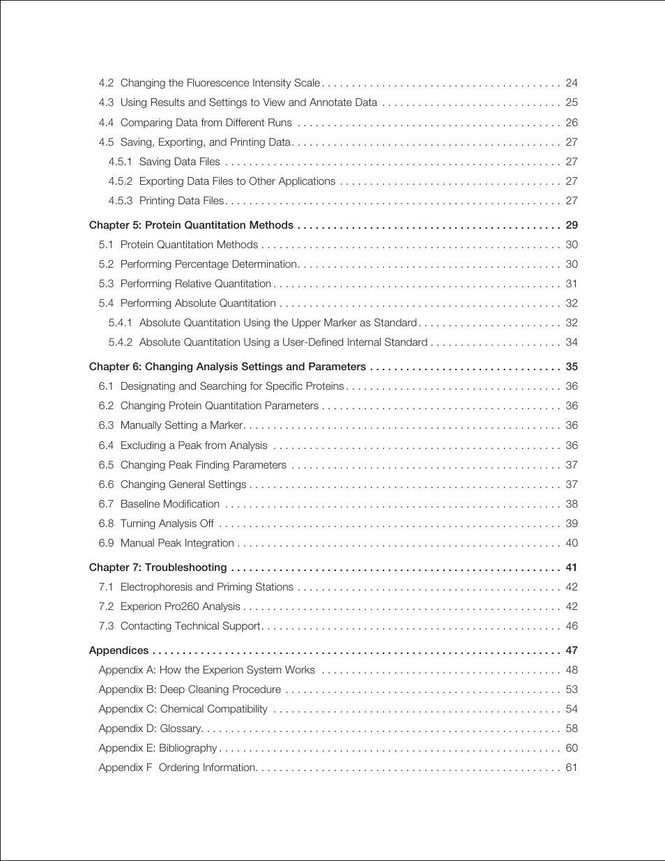 Bio-Rad Experion Protein Analysis Kits User Manual | Page 4 / 68