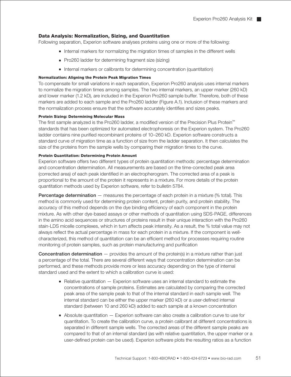 Bio-Rad Experion Protein Analysis Kits User Manual | Page 55 / 68