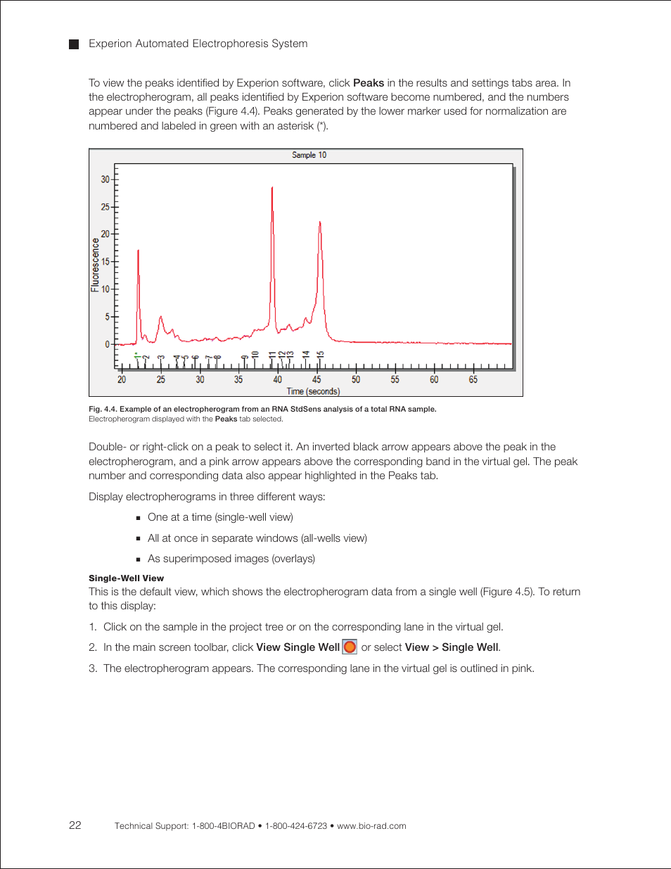 Bio-Rad Experion RNA Analysis Kits User Manual | Page 26 / 64