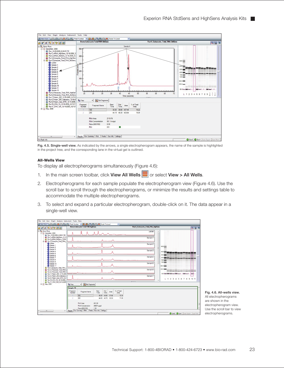 Bio-Rad Experion RNA Analysis Kits User Manual | Page 27 / 64