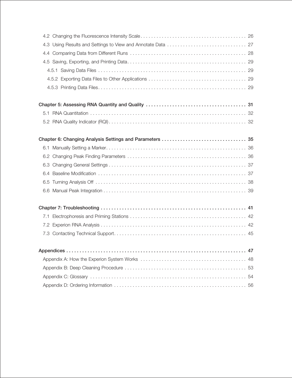 Bio-Rad Experion RNA Analysis Kits User Manual | Page 4 / 64