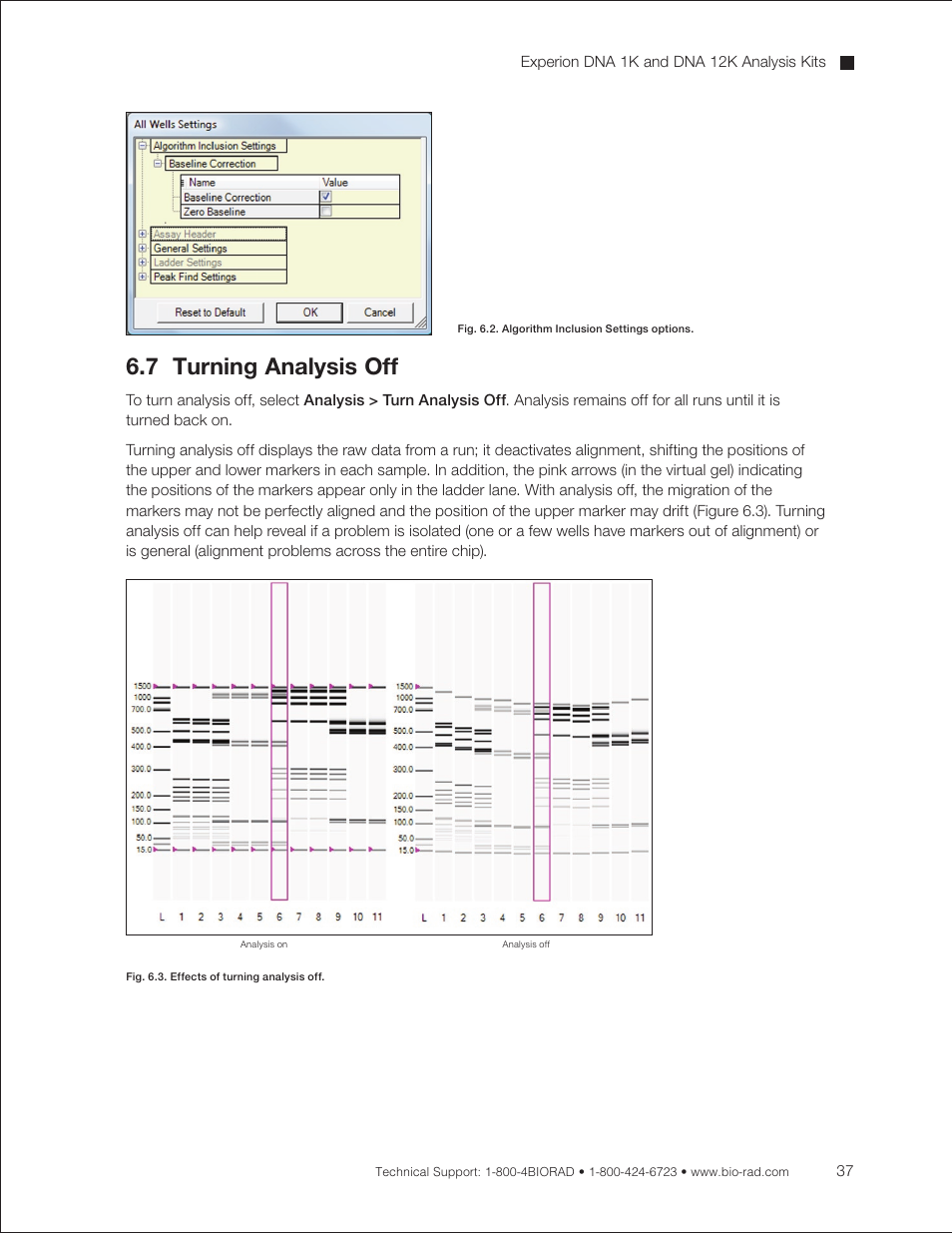 7 turning analysis off | Bio-Rad Experion DNA Analysis Kits User Manual | Page 41 / 60