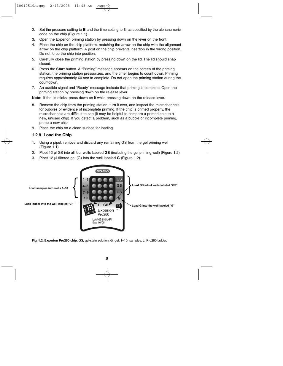 Bio-Rad Experion Protein Analysis Kits User Manual | Page 13 / 40