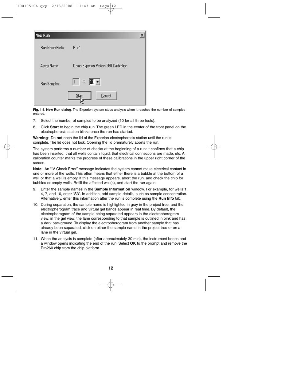 Bio-Rad Experion Protein Analysis Kits User Manual | Page 16 / 40