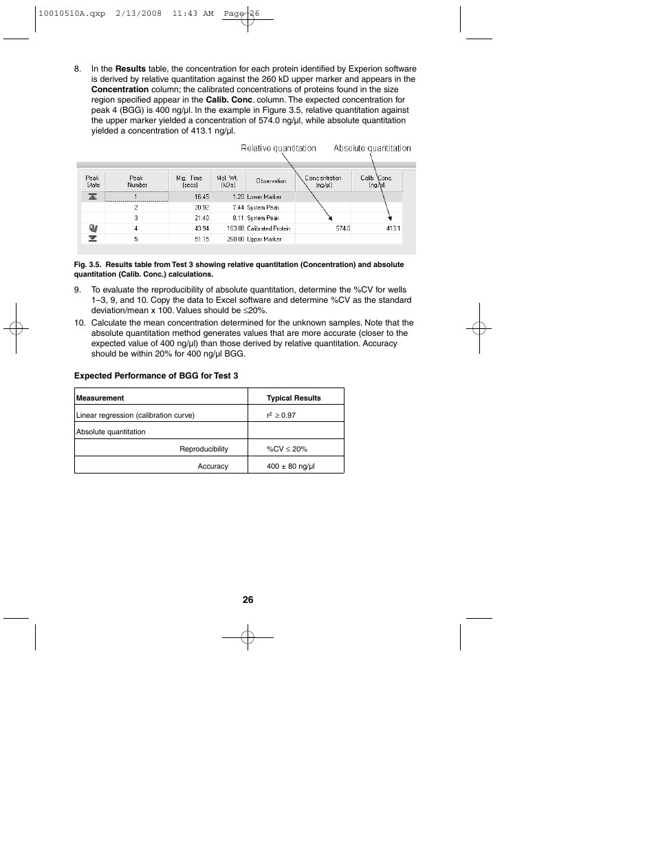 Bio-Rad Experion Protein Analysis Kits User Manual | Page 30 / 40