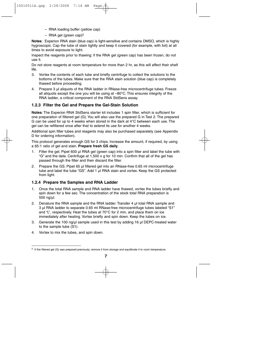 Bio-Rad Experion Protein Analysis Kits User Manual | Page 11 / 38