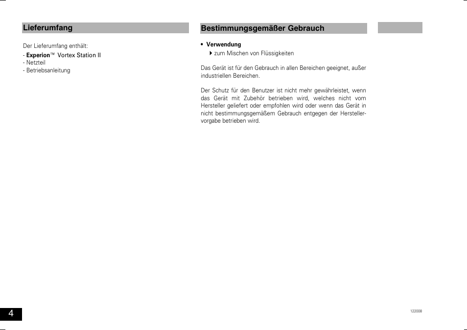 Bio-Rad Experion™ Vortex Station II User Manual | Page 4 / 32