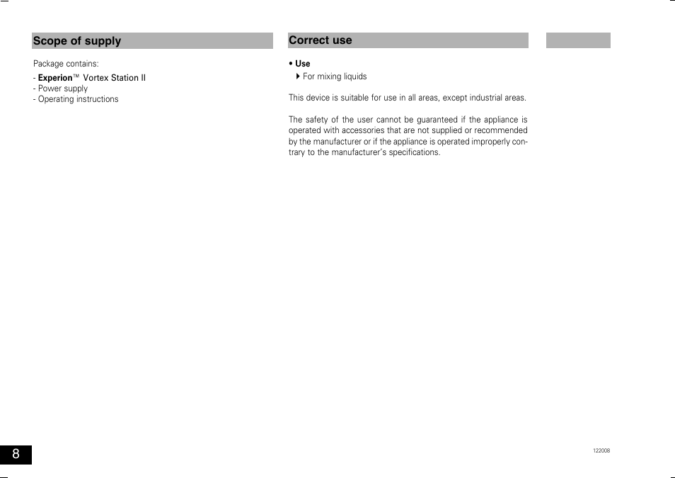 Bio-Rad Experion™ Vortex Station II User Manual | Page 8 / 32