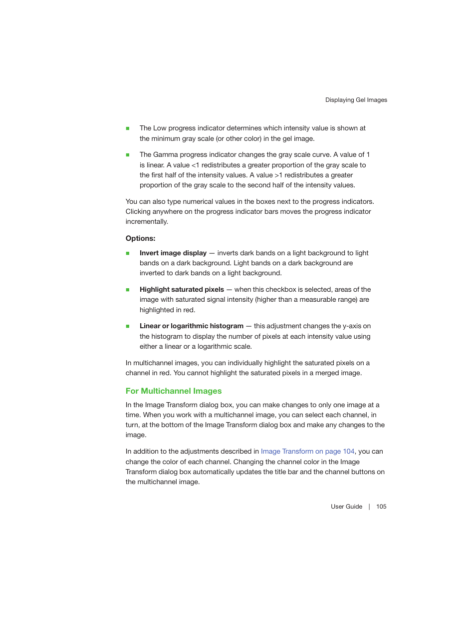Bio-Rad Image Lab™ Software User Manual | Page 105 / 260