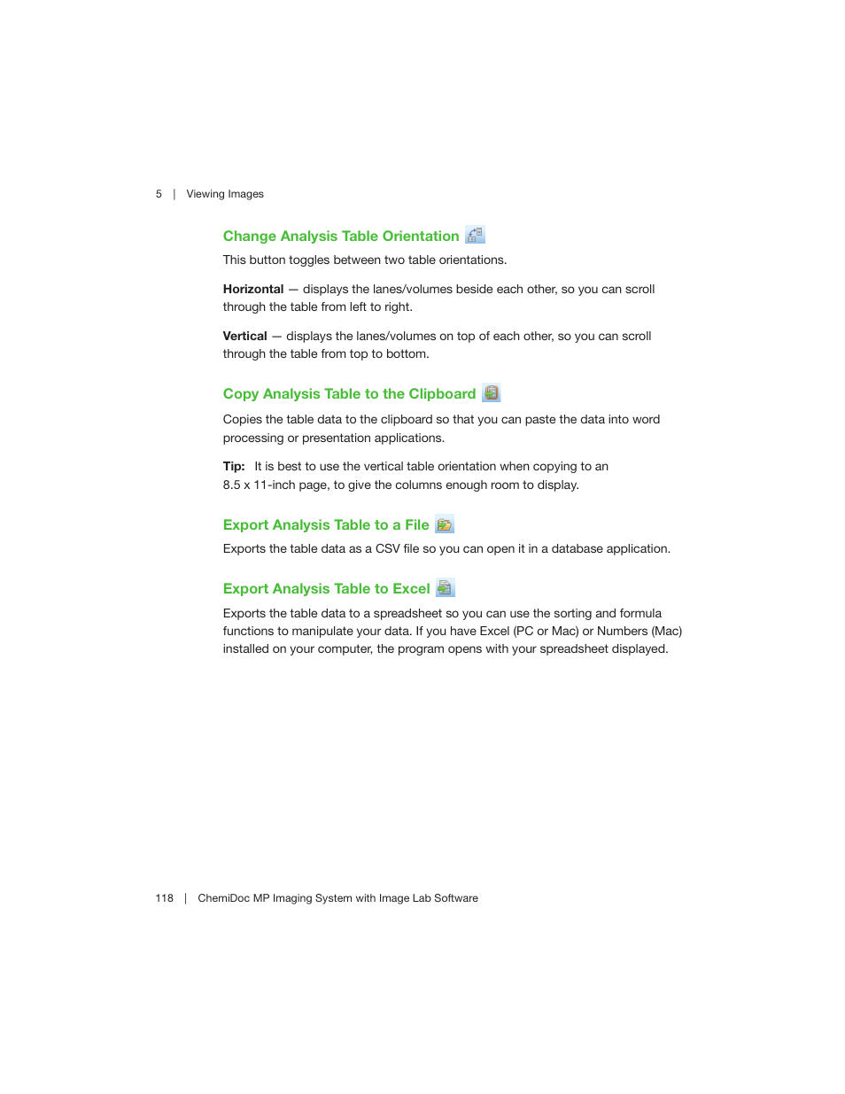 Bio-Rad Image Lab™ Software User Manual | Page 118 / 260