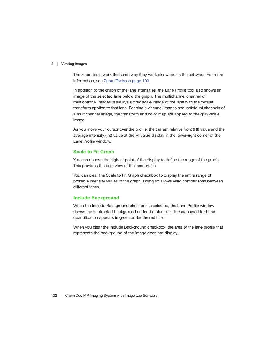 Bio-Rad Image Lab™ Software User Manual | Page 122 / 260