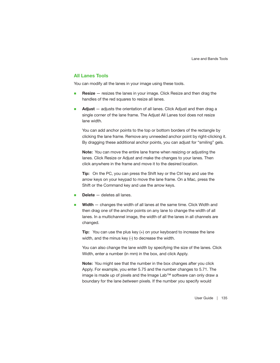 Bio-Rad Image Lab™ Software User Manual | Page 135 / 260