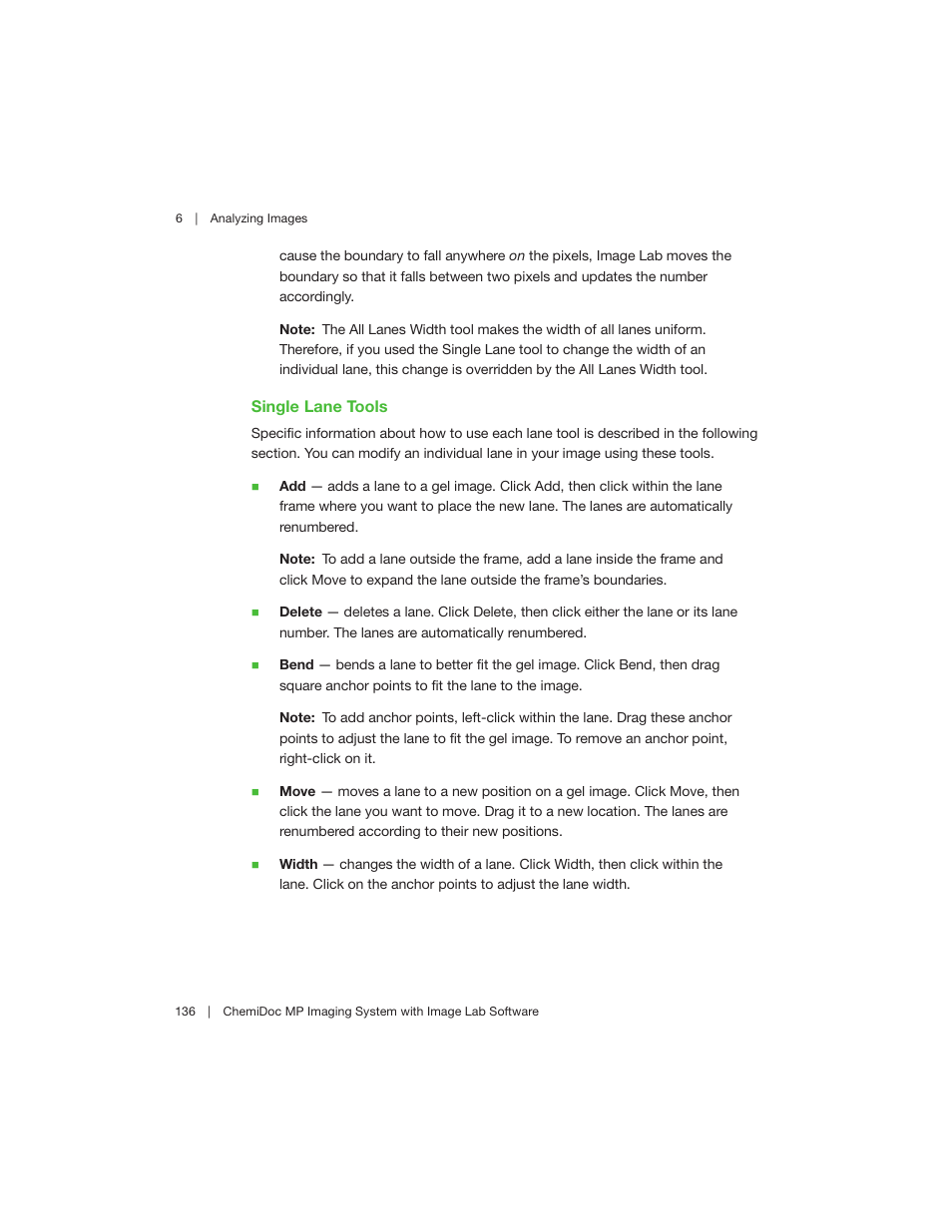Bio-Rad Image Lab™ Software User Manual | Page 136 / 260