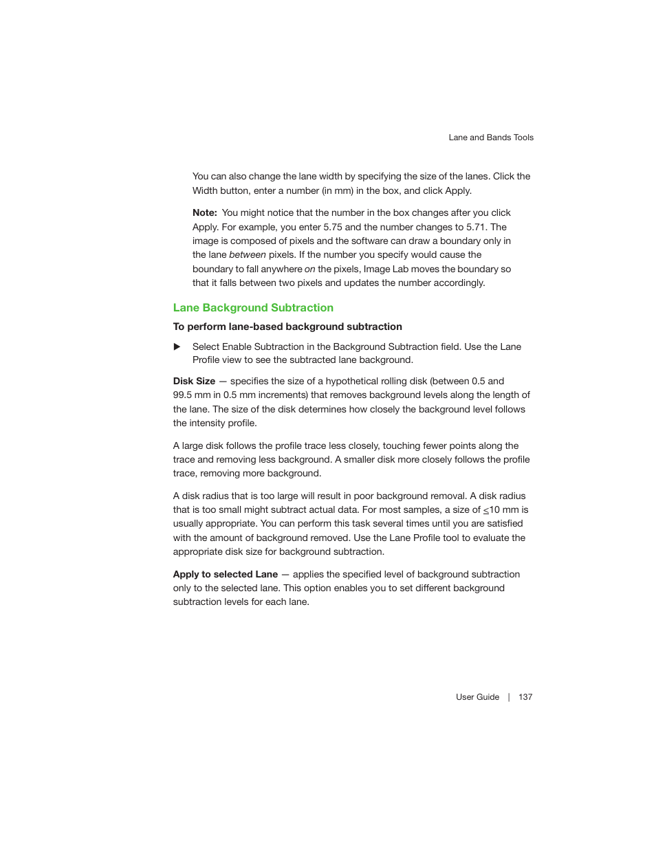 Bio-Rad Image Lab™ Software User Manual | Page 137 / 260