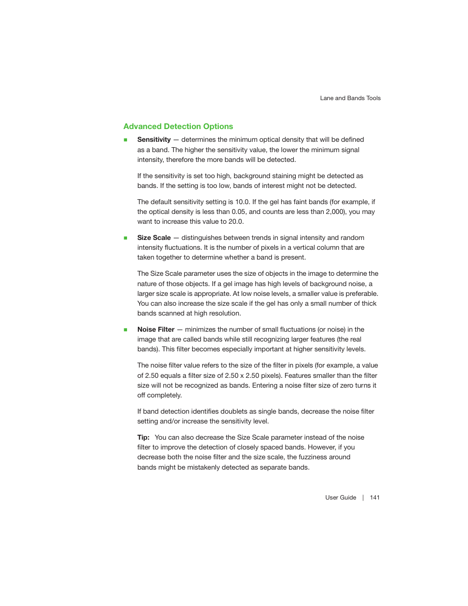 Bio-Rad Image Lab™ Software User Manual | Page 141 / 260