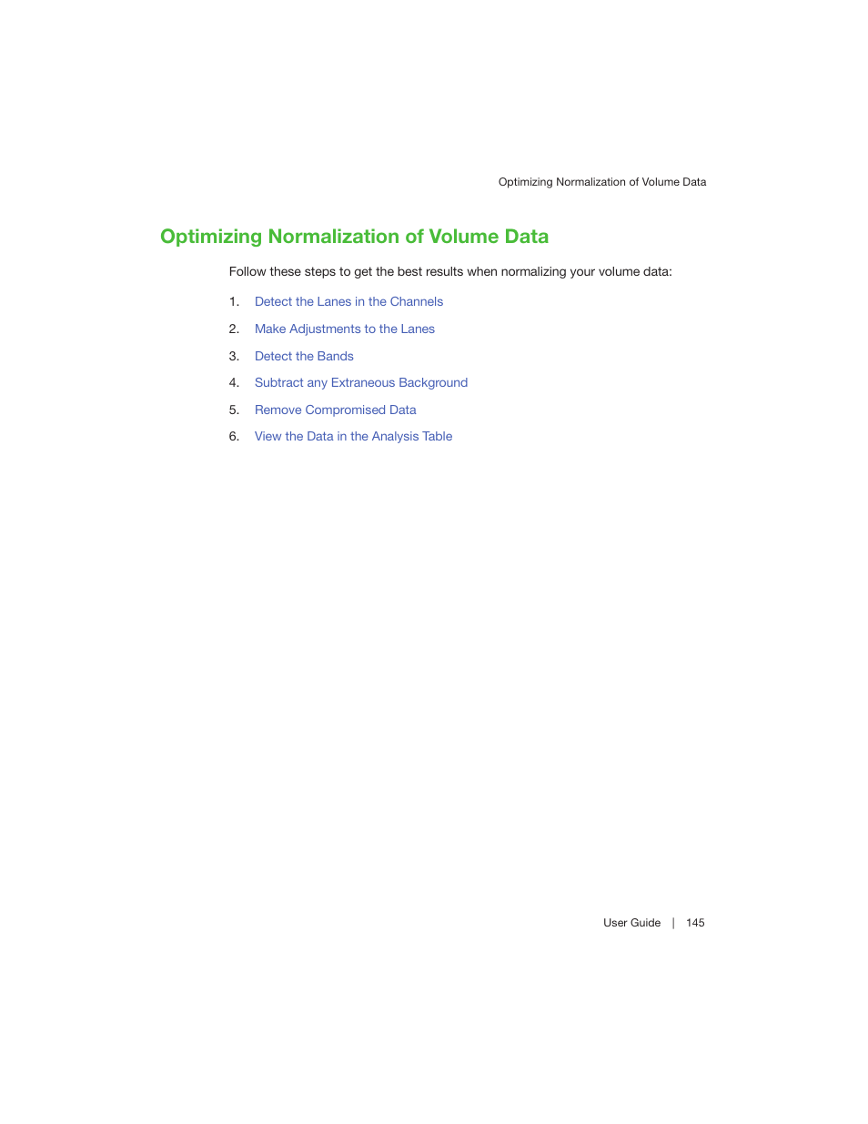 Optimizing normalization of volume data | Bio-Rad Image Lab™ Software User Manual | Page 145 / 260