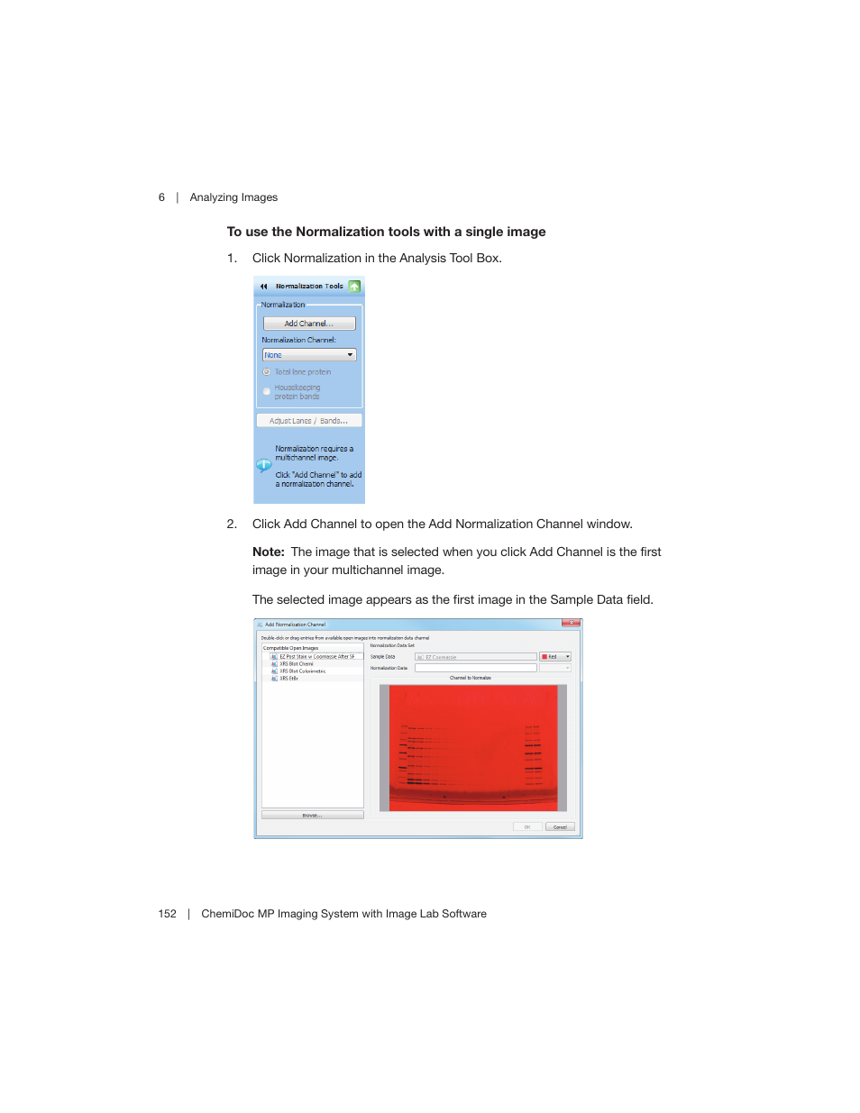 Bio-Rad Image Lab™ Software User Manual | Page 152 / 260