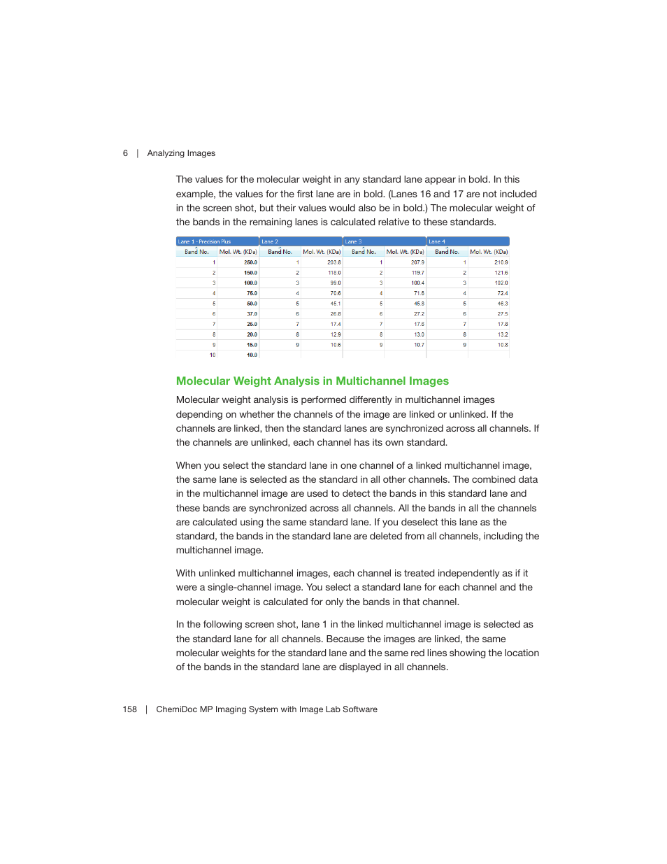 Bio-Rad Image Lab™ Software User Manual | Page 158 / 260