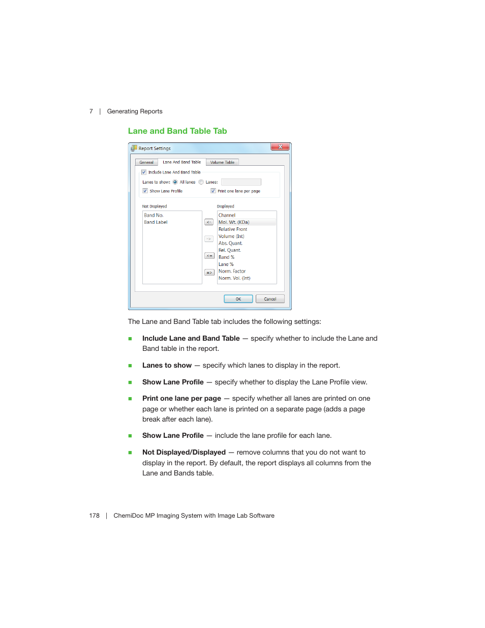 Bio-Rad Image Lab™ Software User Manual | Page 178 / 260