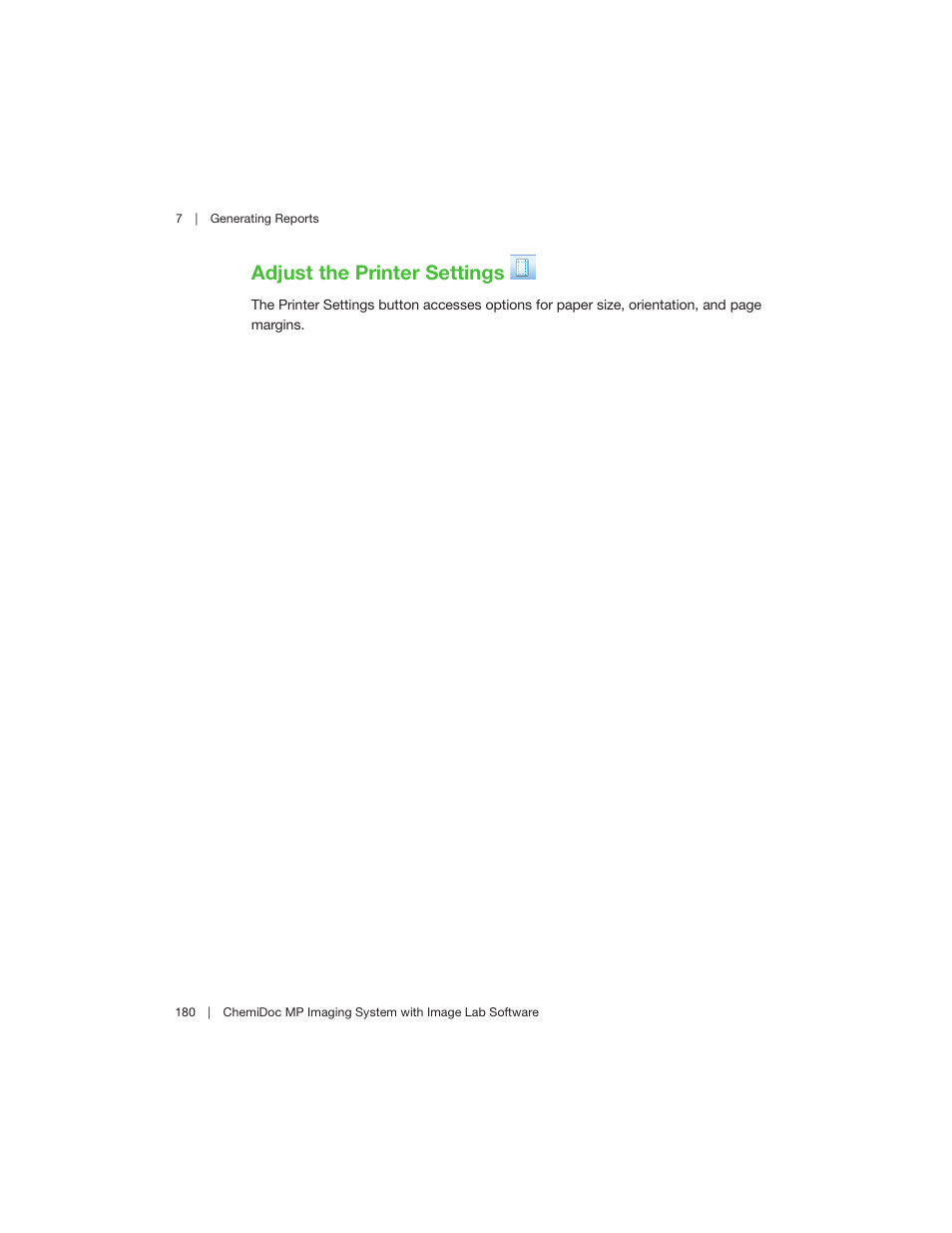 Adjust the printer settings | Bio-Rad Image Lab™ Software User Manual | Page 180 / 260