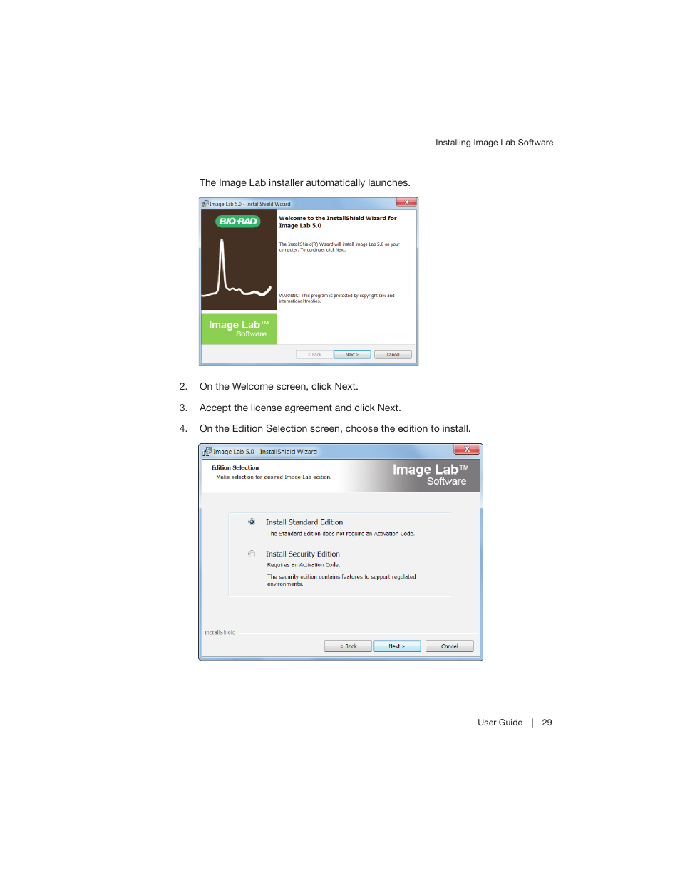 Bio-Rad Image Lab™ Software User Manual | Page 29 / 260