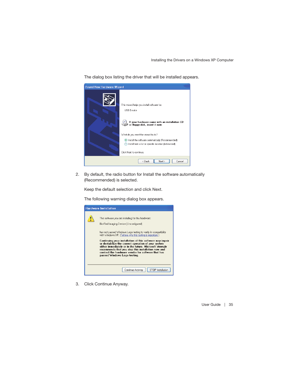 Bio-Rad Image Lab™ Software User Manual | Page 35 / 260