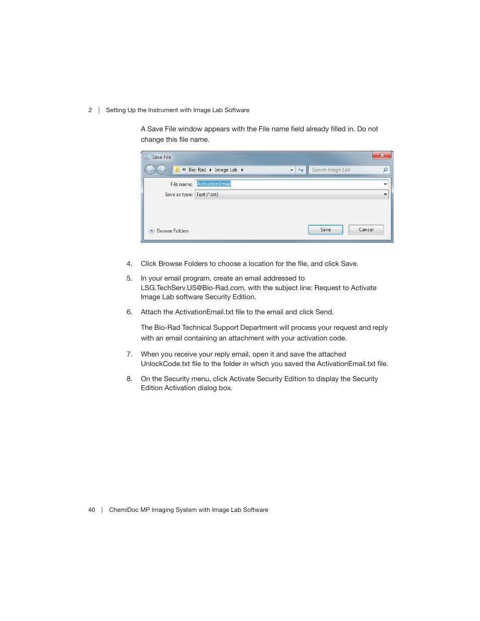 Bio-Rad Image Lab™ Software User Manual | Page 40 / 260