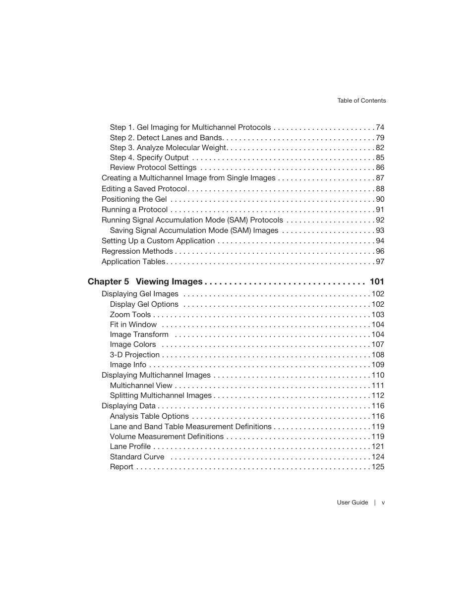 Bio-Rad Image Lab™ Software User Manual | Page 5 / 260