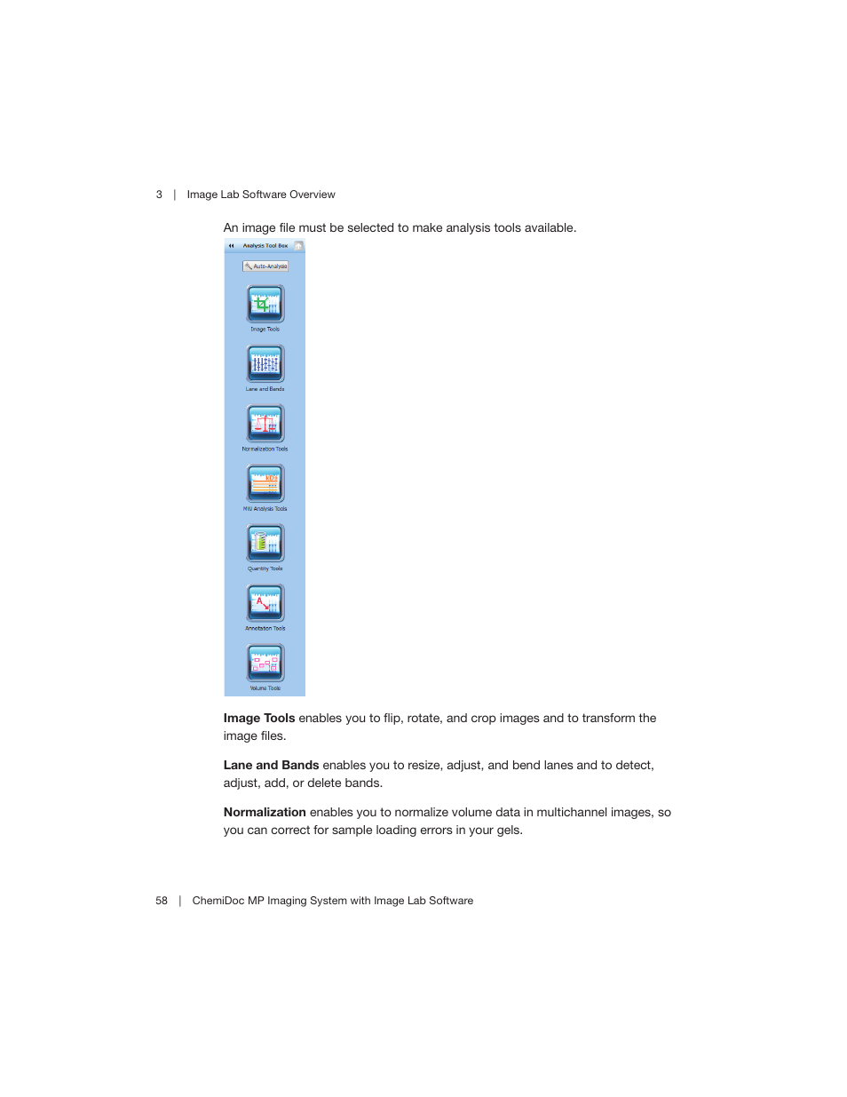 Bio-Rad Image Lab™ Software User Manual | Page 58 / 260