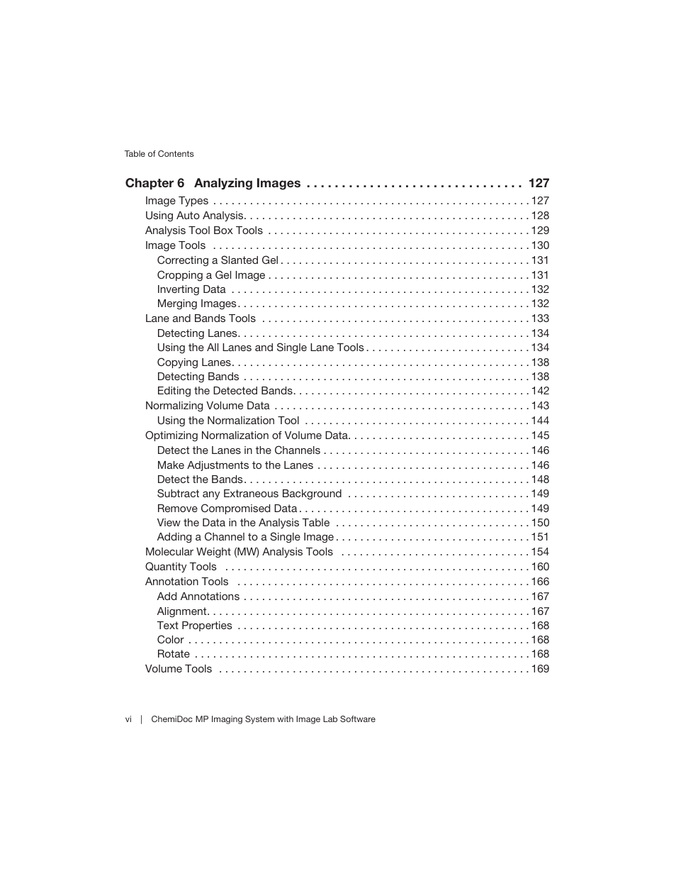 Bio-Rad Image Lab™ Software User Manual | Page 6 / 260