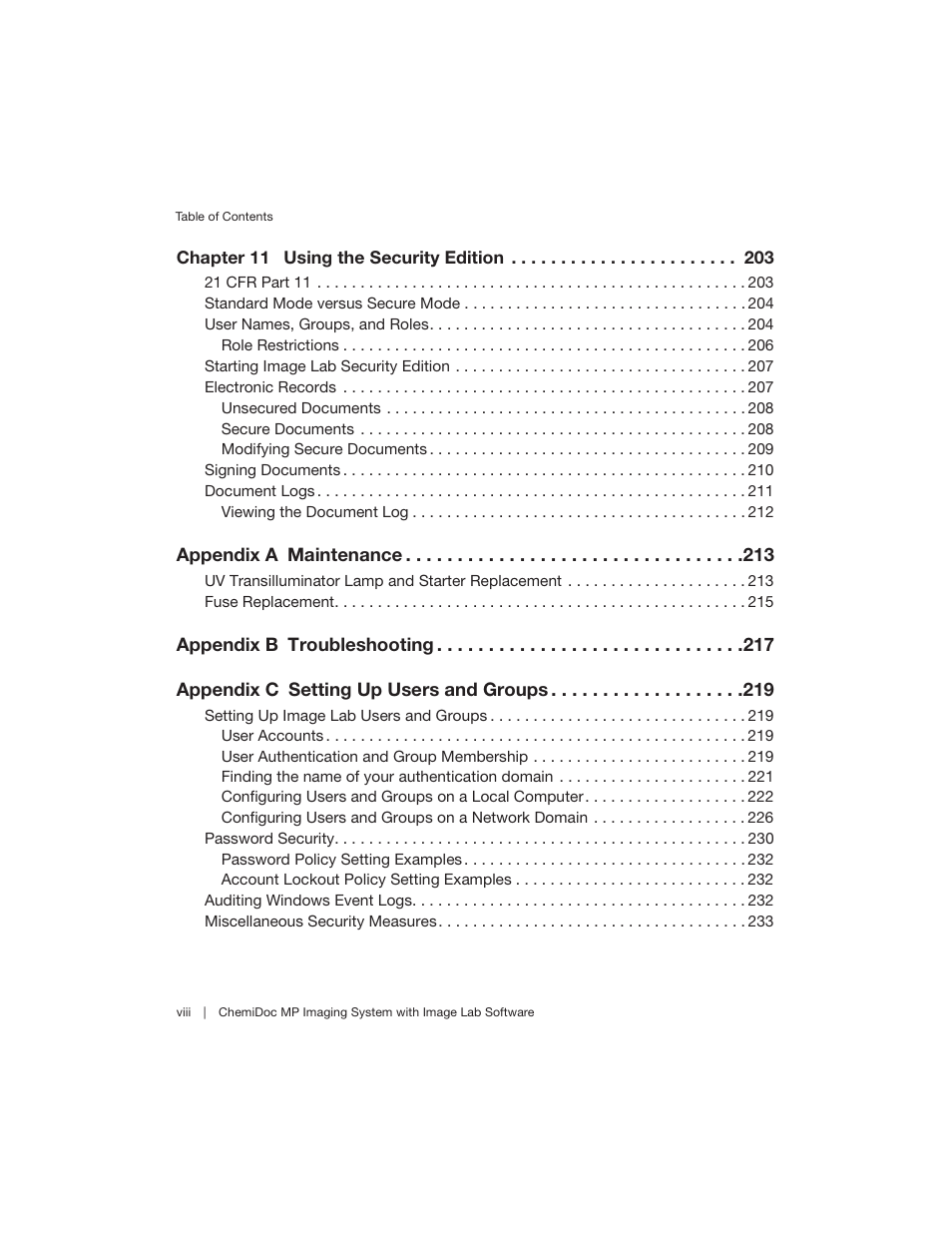 Bio-Rad Image Lab™ Software User Manual | Page 8 / 260
