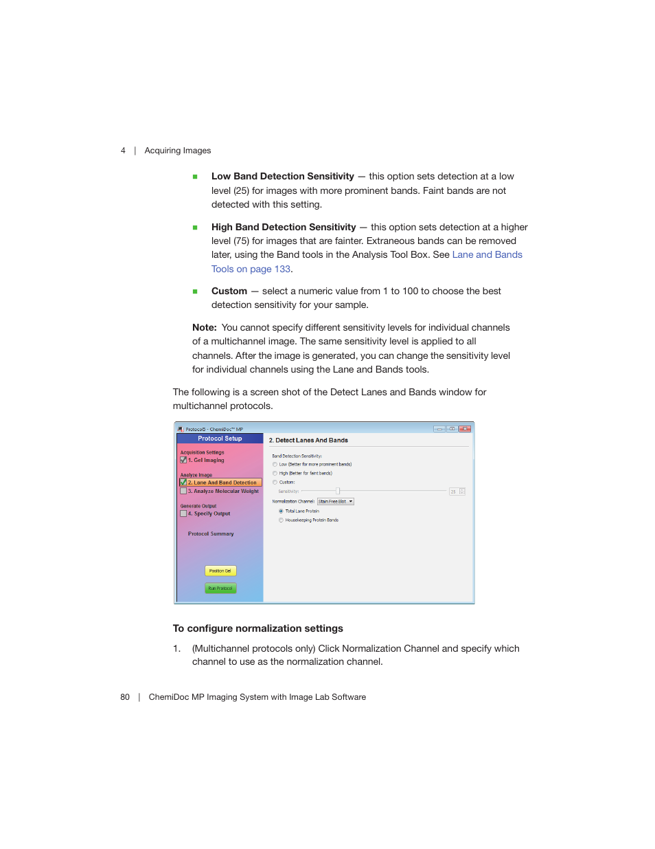 Bio-Rad Image Lab™ Software User Manual | Page 80 / 260