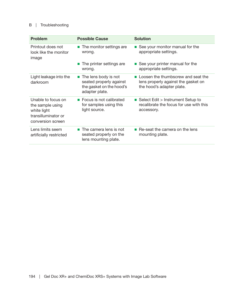 Bio-Rad Image Lab™ Software User Manual | Page 194 / 236