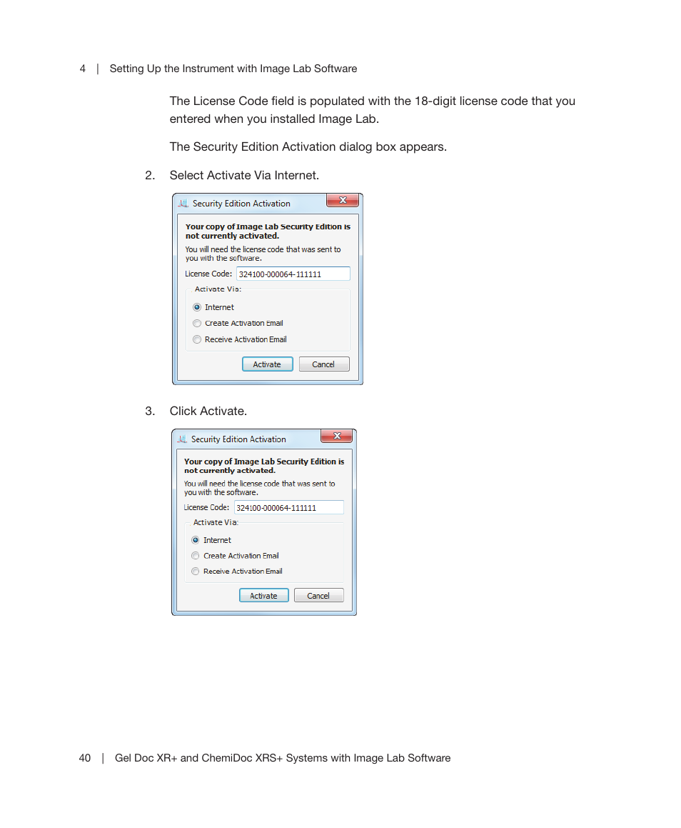Bio-Rad Image Lab™ Software User Manual | Page 40 / 236