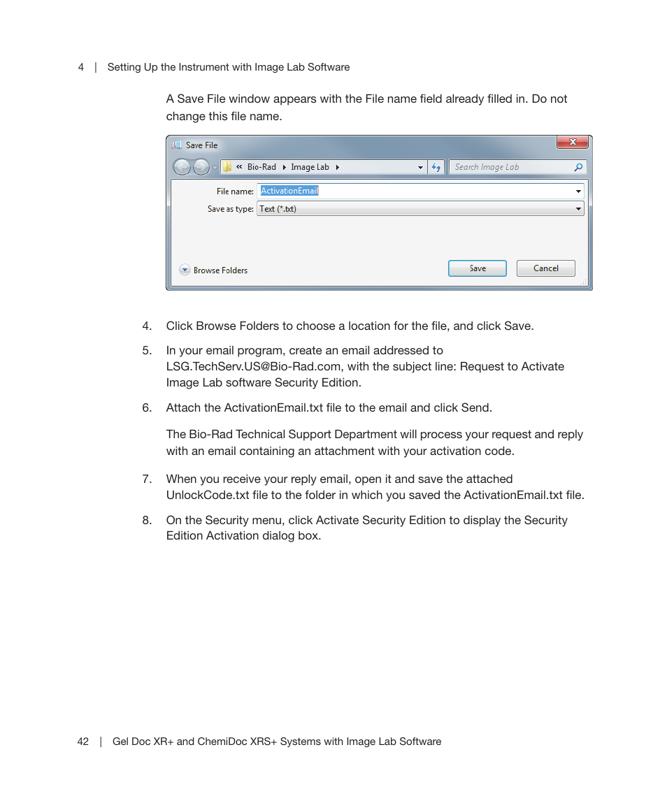 Bio-Rad Image Lab™ Software User Manual | Page 42 / 236